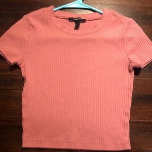 Forever 21 pink crop top